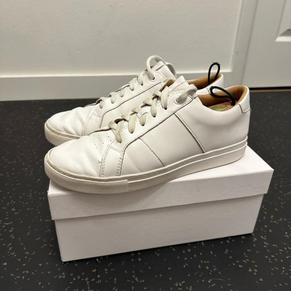 Men’s GREATS The Royale Eco Leather - Blanco - Size 9.5